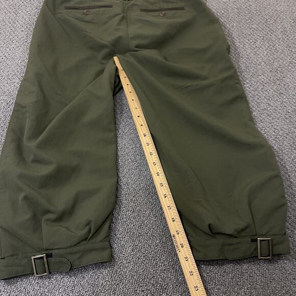 Schöffel Pants Mens XL 42 Green Gore Tex Waterproof Outdoor Adjustable Cuffs - Picture 12 of 16